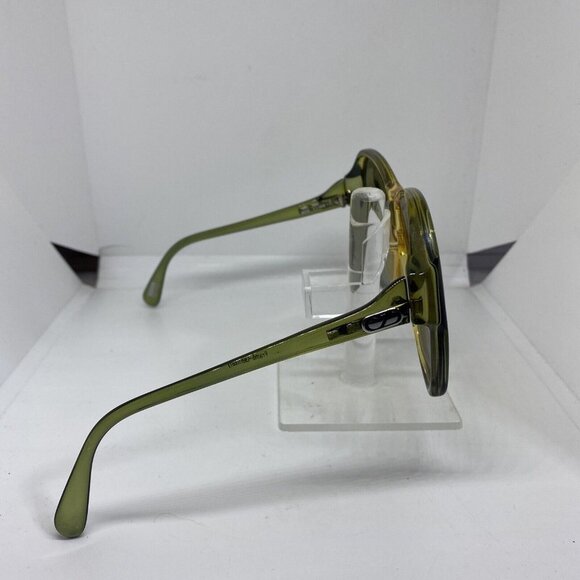 VINTAGE CARL ZEISS OVAL SUNGLASSES 58-16-125 #689 8058 Yellow Frame Clarlet NWT - Picture 3 of 7